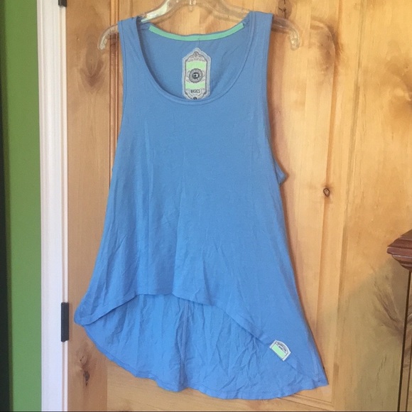 SUPERDRY Orange Sewn Basics Blue Tank Top NWOT S - Picture 3 of 4